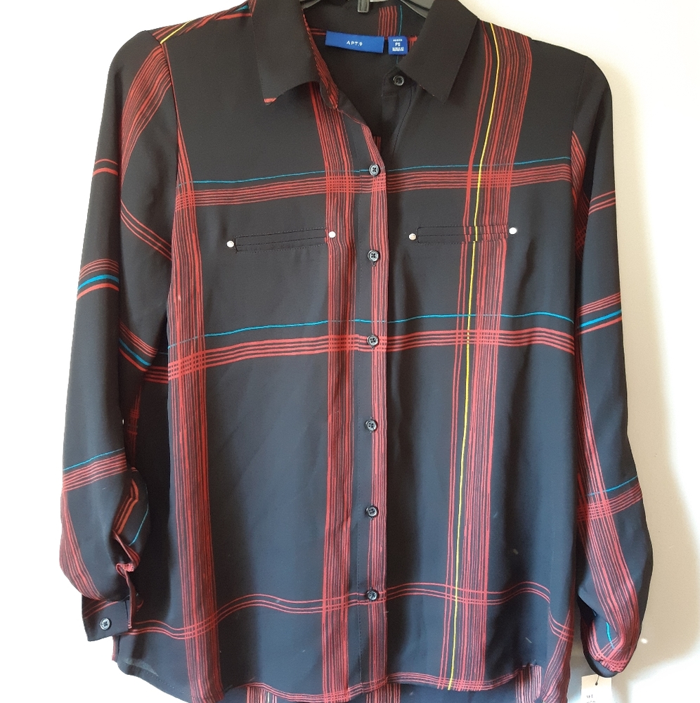 Patterned Button Up Shirt